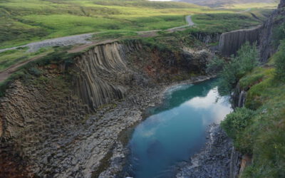 Vier Pfoten, zwei Fahrräder und ein Umweg zum Canyon: Wir erreichen Fjaðrárgljúfur
