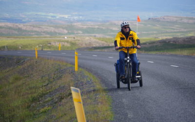 Mit Rückenwind ins Unbekannte: Die Fahrrad-Reise nach Island beginnt
